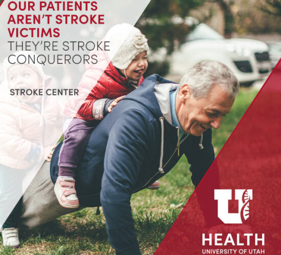 display ad to attract awareness for the stroke center