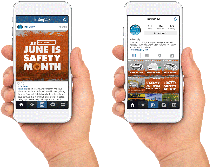 safety month social media instagram sample posts