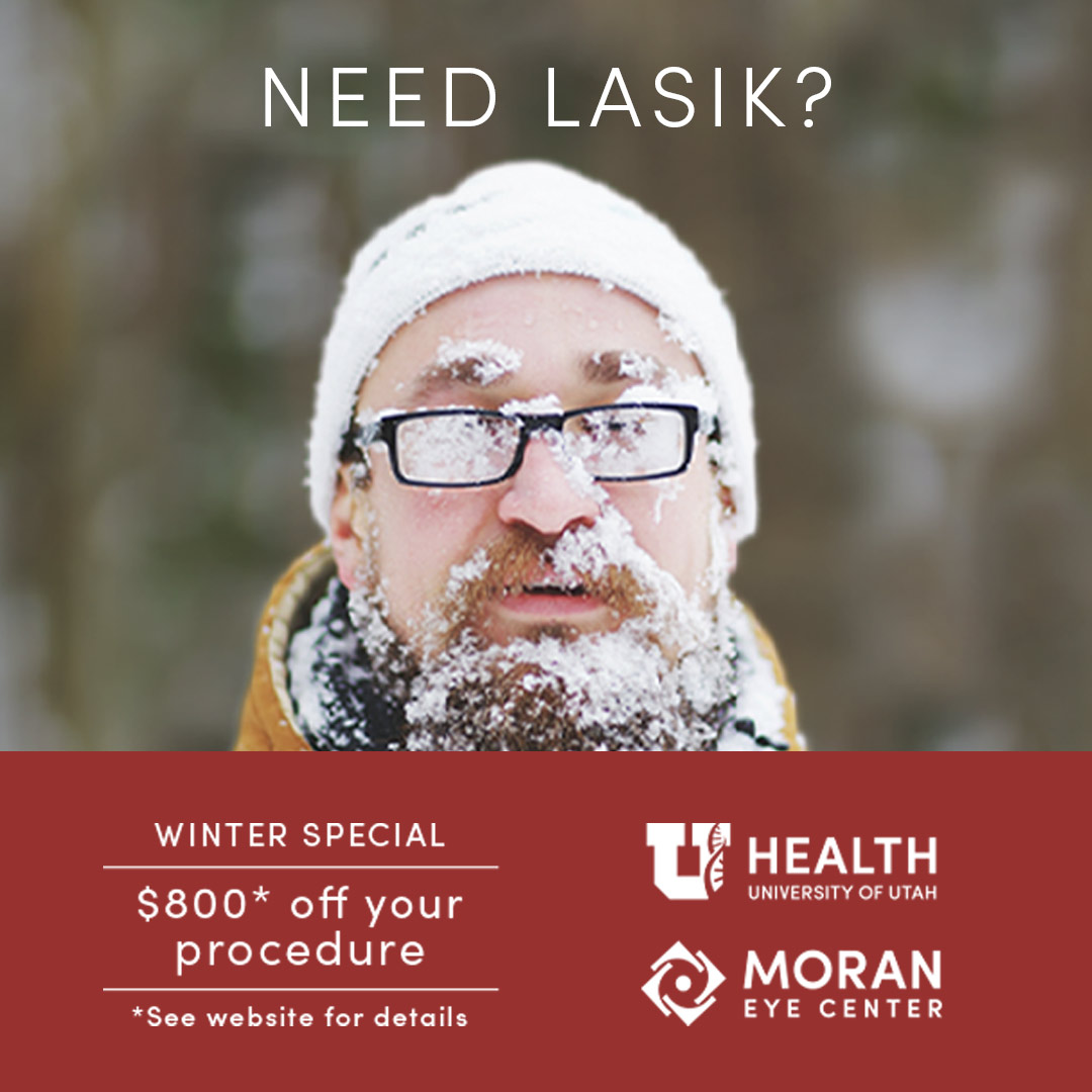 LASIK display ad for winter campaign used on google ads