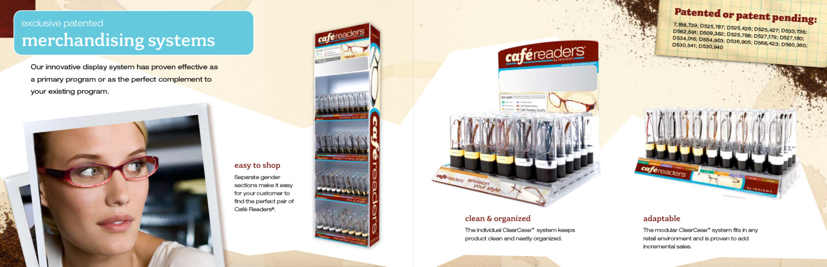 eye glasses merchandising systems sales brochure