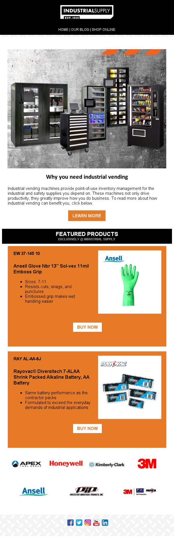 Industrial Supply Email Marketing