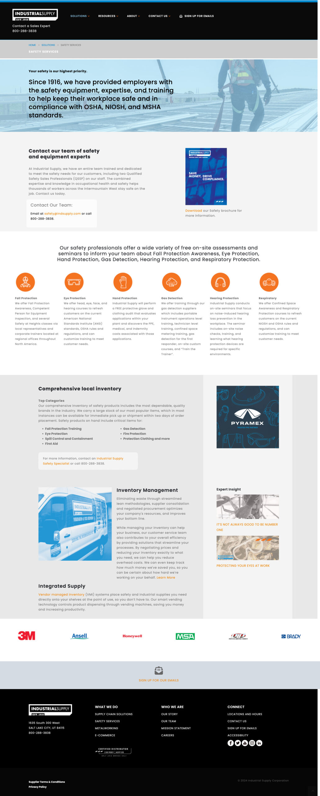 industrial design safety page